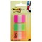 Post-it Durable Index Tabs, 25mm, Neon, Pack of 66(22 of each colour)