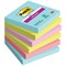 Post-it Super Sticky Notes, 76 x 76mm, Cosmic, Pack of 6 x 90 Notes
