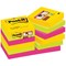 Post-it Super Sticky Notes, 47.6 x 47.6mm, Rio, Pack of 12 x 90 Notes