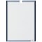 Durable Self Adhesive Document Holder, A4, Dark Blue, Pack of 5