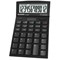Aurora Desktop Calculator 12 Digit 4 Key Memory Battery/Solar Power 105x17x175mm Black Ref DT920PX