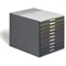 Durable Varicolor Stackable Desktop Drawer Set with 10 Drawers, A4