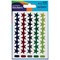Avery Small Assorted Colour Star Labels - Packet of 90 Labels