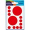 Avery Printed Labels, Company Seal, 51mm, Red, 32-400, 10 x 8 Labels