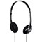 Computer Padded Headphones, Volume Control, 1.2m Cable, Black