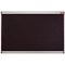 Nobo Classic Noticeboard High-density Foam with Aluminium Finish W1200xH900mm Black