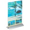 Durable Presenter Sign & Literature Holder, Desktop, Acrylic with Metal Base, A4, Clear