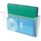 Literature Wall Pocket, Stackable, Landscape, Oversized W413xH178mm, Clear