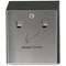 Rubbermaid Smokers Station Wall-mounted Lockable Capacity 300 Butts 254x76x317mm Steel