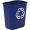 Rubbermaid Wastebasket Recycling Medium 26L Blue