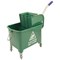 Mobile Mop Bucket with Handle, 20 Litre, Green
