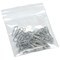 Grip Seal Polythene Bags, 40 Micron, 75x82mm, Clear, Pack of 1000