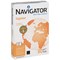Navigator A4 Organizer Paper, White, 80gsm, Punched 4 Holes, Ream (500 Sheets)