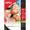 Apli A4 Glossy Photo Paper, White, 140gsm, Pack of 100 Sheets