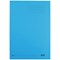 Elba StrongLine Square Cut Folders, 320gsm, Foolscap, Blue, Pack of 50