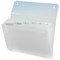 Rexel Ice Expanding Files, Durable Polypropylene, 6 Pockets, A4, Clear