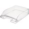 Leitz High-Sided Letter Tray with Extra Label Space - Clear