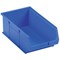 Heavy Duty Polypropylene Storage Bin, W350xD205xH132mm, Blue, Pack of 10
