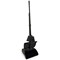 Bentley Long Handled Dustpan & Brush With Lid Set - Black