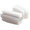 Plastic Nail Brush, White, Pack of 2