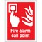Stewart Superior Fire Alarm Call Point Sign W150xH200mm Self-adhesive Vinyl