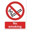 Stewart Superior No Smoking Sign 150x200mm White Self-adhesive Vinyl