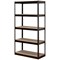 Influx Heavy-duty Storage Shelving Unit, Boltless, 5 Shelves, 1880mm Height x 950mm Width, Black