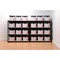 Influx Archive Shelving Unit, 4 Shelves, W1320mm Wide, Black