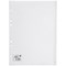 5 Star Plastic Index Dividers, 1-31, A4, White