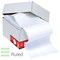 5 Star Computer Listing Paper, 1 Part, 11 inch x 389mm, White & Green, Ruled, Box (2000 Sheets)
