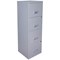 Pierre Henry A4 Filing Cabinet, 4-Drawer, Silver