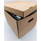ValueX Archive/Storage Box, Dimensions H266xW330xL413mm, Brown, Pack of 10