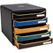 Exacompta Neo Deco Big Box Plus 5 Drawer Unit, 347 x 278 x 271mm, Multicoloured