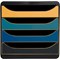Exacompta Neo Deco Big Box Plus 5 Drawer Unit, 347 x 278 x 271mm, Multicoloured