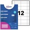 Avery Pin Badge Holders 40mm x 75mm 108 Inserts 100 Holders - 4821