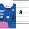 Avery Badge Pockets 60mm x 90mm 24 Inserts 20 Holders