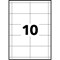 Avery Microperforated Printable Inserts 90mm x 54mm All Printers 200 Labels / 20 sheet - L4727-20 Avery Microperforated Printable Inserts 90mm x 54mm All Printers 200 Labels / 20 sheet - L4727-20