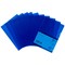 5 Star Cut Flush Folders, A4, Blue, Pack of 25
