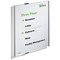 Durable Info Sign Anodised Aluminium Door Sign Holder, A3, Portrait, Grey