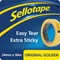 Sellotape Original Golden Tape Easy Tear Extra Sticky 24mm x 50m (Roll) -