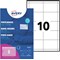 Avery 4820 Printable Name Badges with Plastic Cases and Pins, 90 x 50 mm Badges, Pack of 50, White