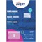 Avery 4820 Printable Name Badges with Plastic Cases and Pins, 90 x 50 mm Badges, Pack of 50, White