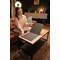 Durable Effect Felt Desk Mat with Fold-Out Phone Holder, 70x33cm, Grey