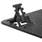 Durable Effect Felt Desk Mat with Fold-Out Phone Holder, 70x33cm, Grey
