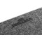 Durable Effect Felt Desk Mat with Fold-Out Phone Holder, 70x33cm, Grey