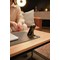 Durable Effect Felt Desk Mat with Fold-Out Phone Holder, 70x33cm, Grey