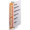 Durable Crystal Sign Frameless Acrylic Door Sign Holder, A4, Portrait, Clear