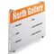 Durable Crystal Sign Frameless Acrylic Door Sign Holder, A3, Portrait, Clear