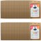 Avery A6 Cardboard Badge Holders 111mm x 166m Kraft (Pack 50) - 4839XL