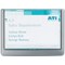 Durable Adhesive Click Sign Wall Mounted Door Sign Holder, 149x105.5mm, Grey